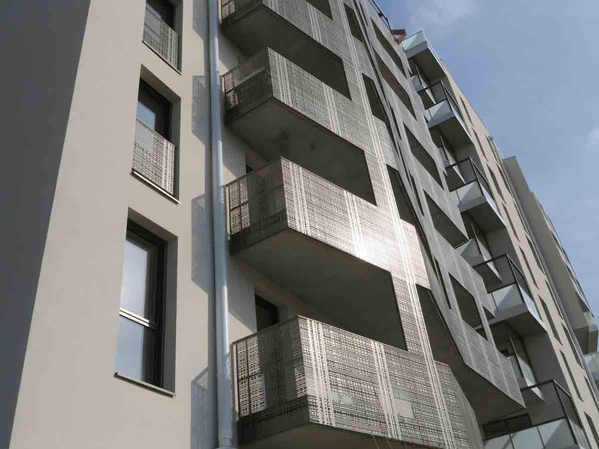 Immeuble ICADE à Tours, habillé par Brisset
