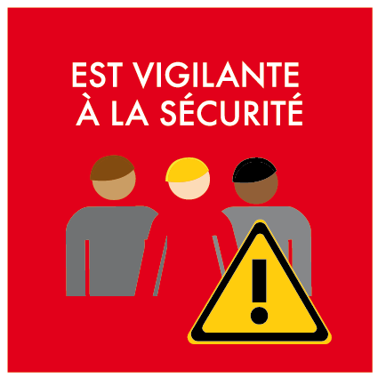 L'entreprise est vigilante à la sécurité