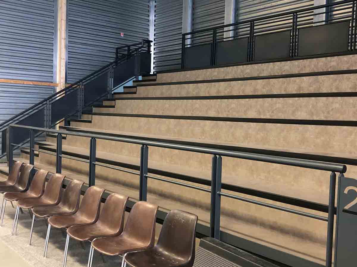 Garde-corps pour la salle de sports de Chambray-les-Tours